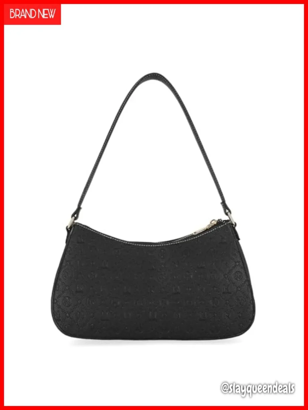 Vegan Leather Hobo Bag for Women, Large Shoulder Handbag with Zipper Closure